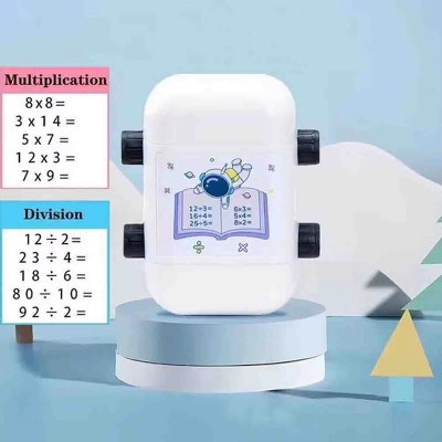 Picture of Small double-headed math roller stamps for kids