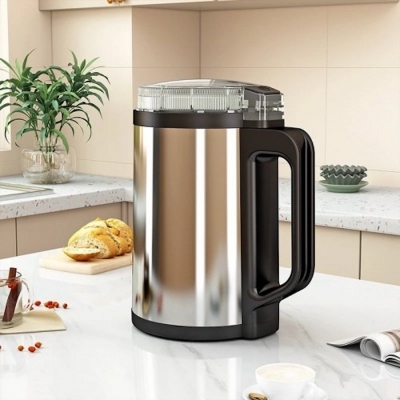 Picture of Silver Crest 1500W Electric Grinder – Powerful Stainless Steel Jar Machine - Silver