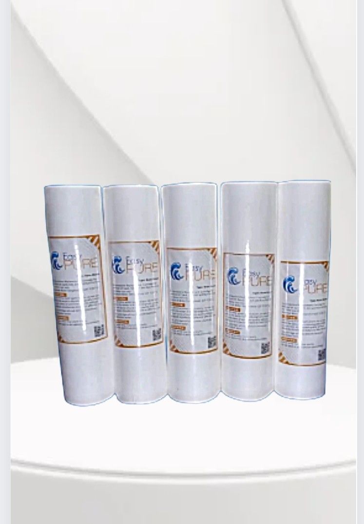 Picture of water purifier Easy pure 1 micron 125 gm Pp filter 5 pcs - White