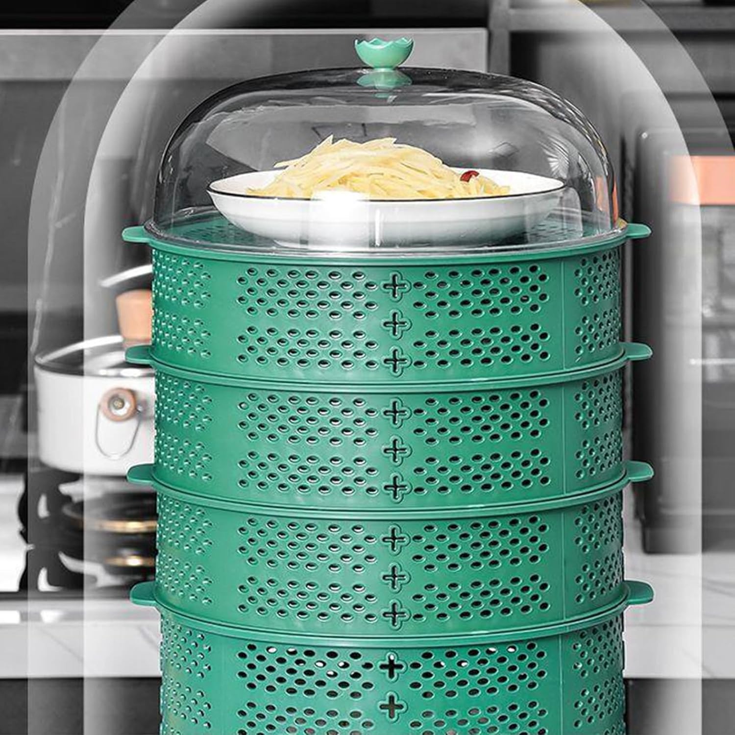 Picture of Home Table Food Cover Multifunctional Vegetable Storage Tray Kitchen