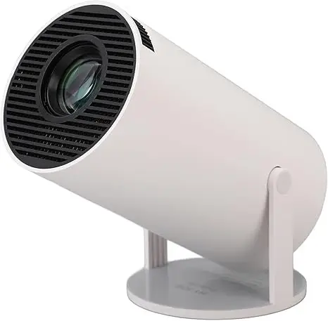 Picture of Portable Projector, 4K 1080P Support 2.4 5G V5.2,270° Rotatable - White