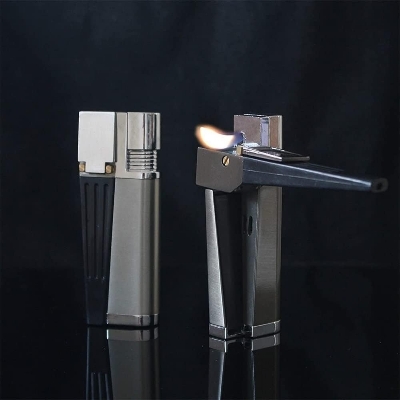 Picture of Stylish Metal Torch Gas Lighter – Windproof & Refillable