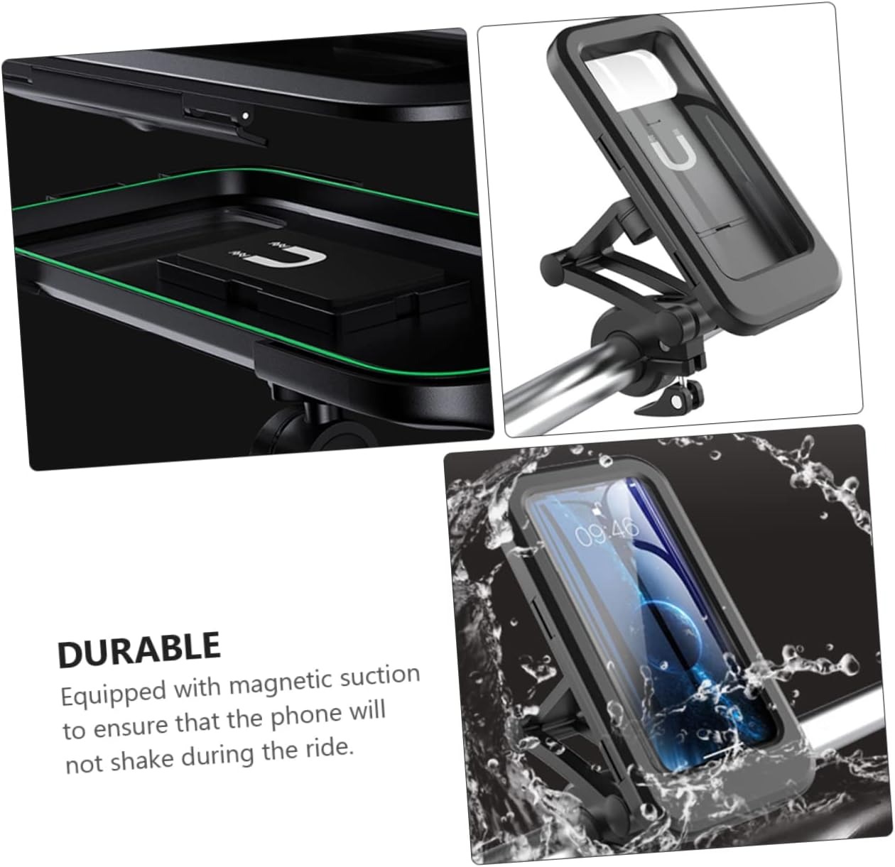 Picture of 📱 360° Rotating Waterproof Mobile Holder for Cycling - Black