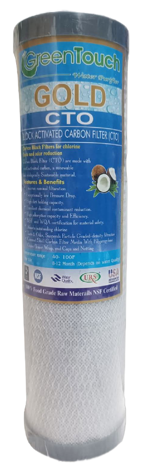 Picture of 10'' 3 in One PP+UDF+CTO for water Purification System - White