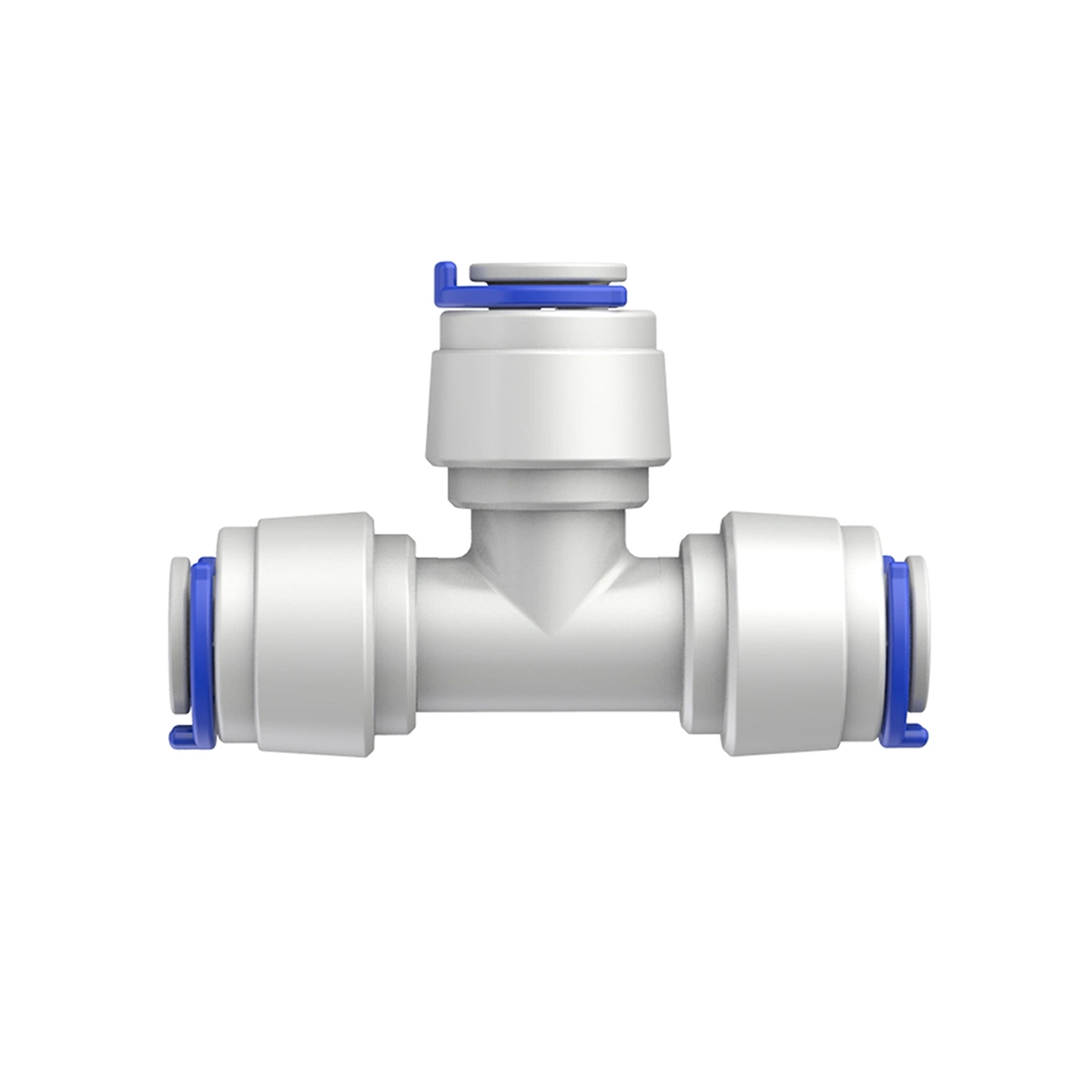 Picture of Union Tee Elbow 1/4" Fitting Connection Reverse Osmosis Water Filter T connector quick price for 1pcs