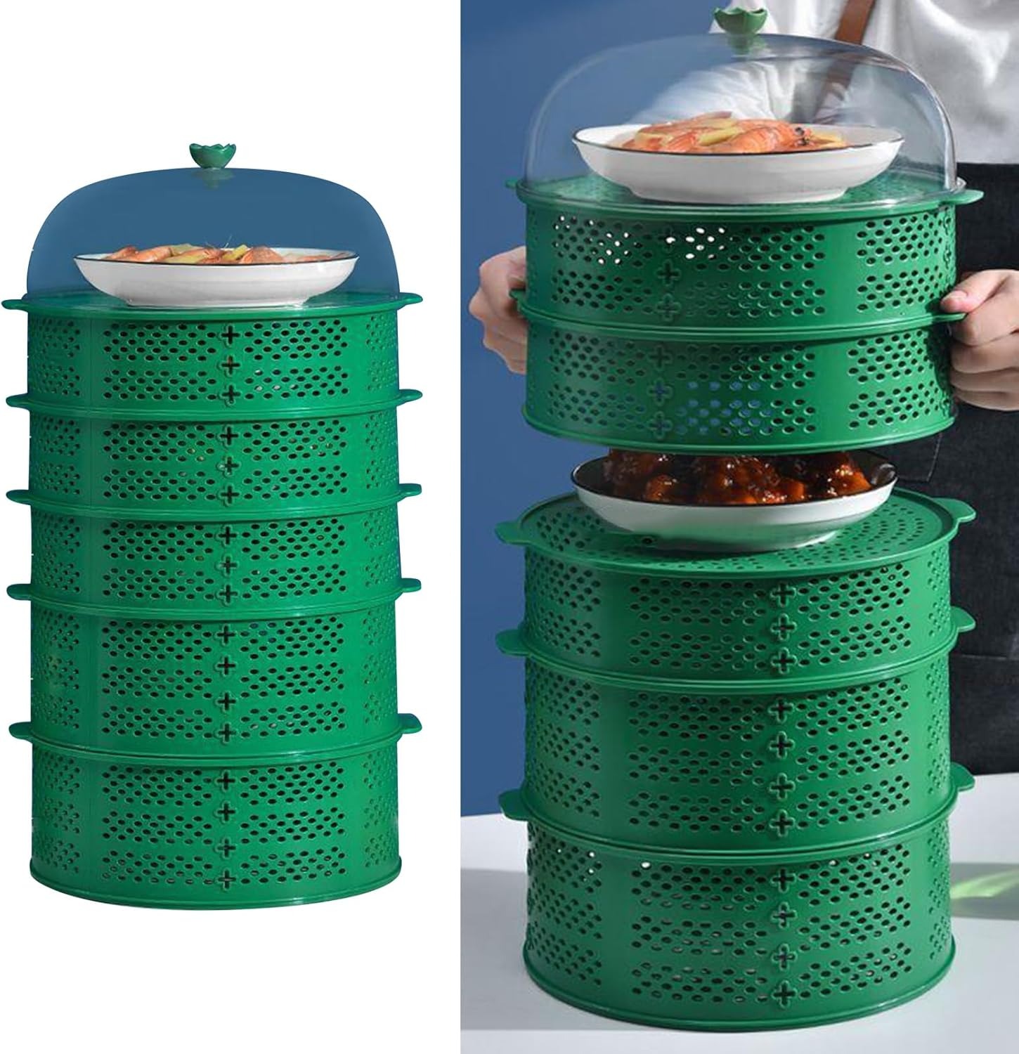 Picture of Home Table Food Cover Multifunctional Vegetable Storage Tray Kitchen