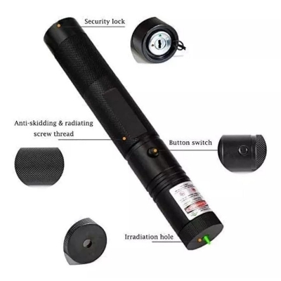 Picture of Green laser Pointers- USB Built-in batteries Red dot Continuous Line High Powerful Laser torch For Outdoor Camping Hiking - Not Specified