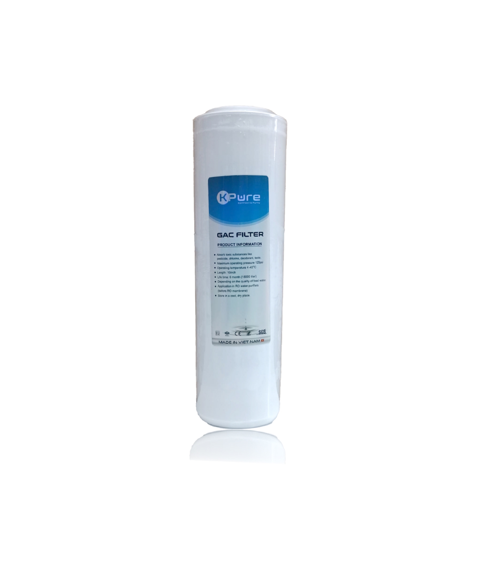 Picture of Triple Action RO Water Purifier Filters – 10" Standard Size