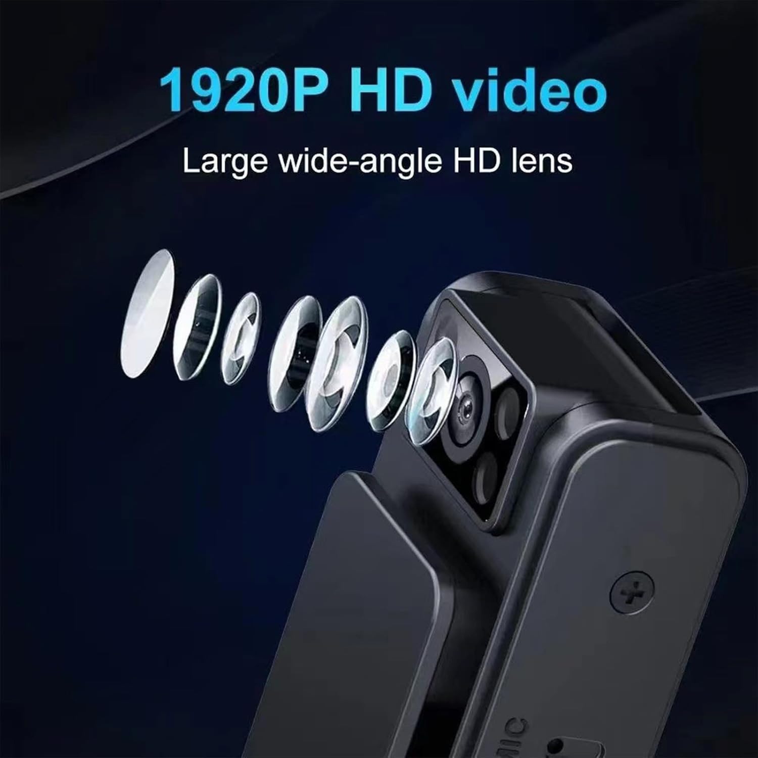 Picture of HD Pocket Camera with Motion Sensor & Night Vision with out wifi - Black