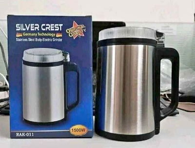 Picture of Silver Crest 1500W Electric Grinder – Powerful Stainless Steel Jar Machine - Silver
