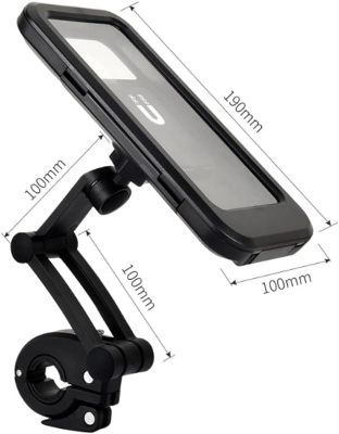 Picture of 📱 360° Rotating Waterproof Mobile Holder for Cycling - Black