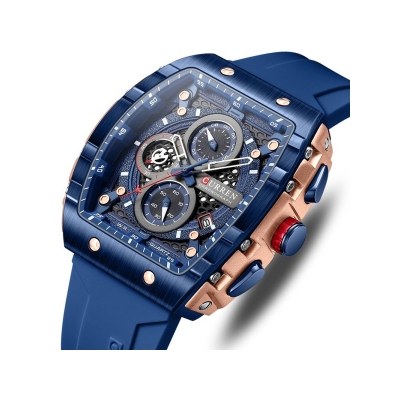 Picture of Curren 8442 Multi-function Cronograph Watch For Men – Blue