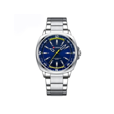Picture of CURREN 8455 Luxury Brand Watch for Men – Silver & Blue