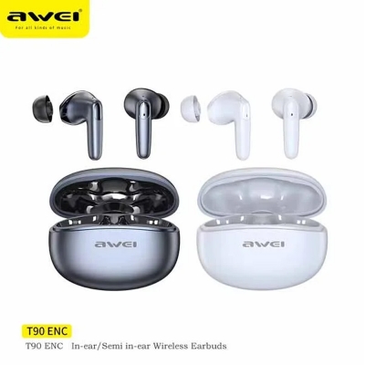 Picture of AWEI T90 ENC Wireless Earbuds - Grey