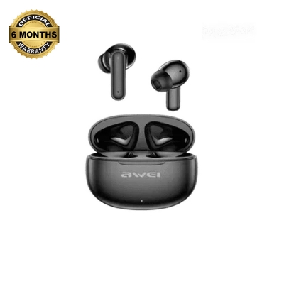 Picture of Awei T71 TWS Earbuds V Bluetooth 5.3 Earphones With Mic - Black