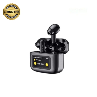Picture of Awei T56 ANC Earbuds With LED Display - Black