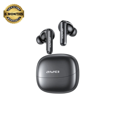 Picture of AWEI TP100ENC Touch Screen Color Screen Bluetooth Headset - Black