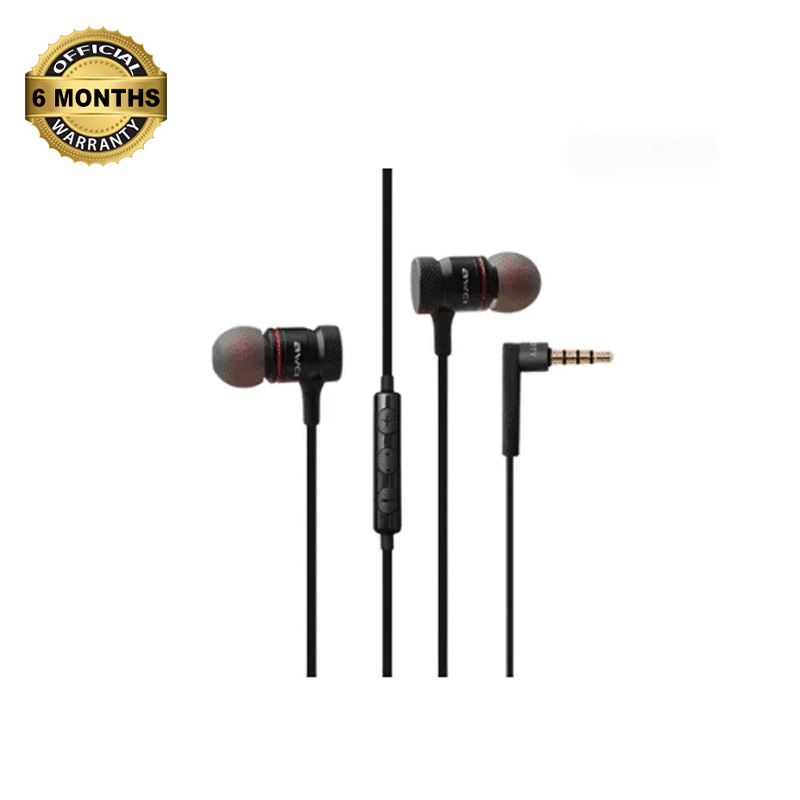 Picture of Awei ES-70TY 3.5mm Wired Headphones - Black