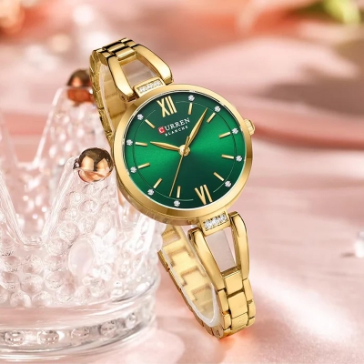 Picture of CURREN 9092 Women Watch – Golden Green