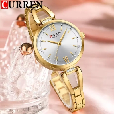 Picture of CURREN 9092 Women Watch – Golden White