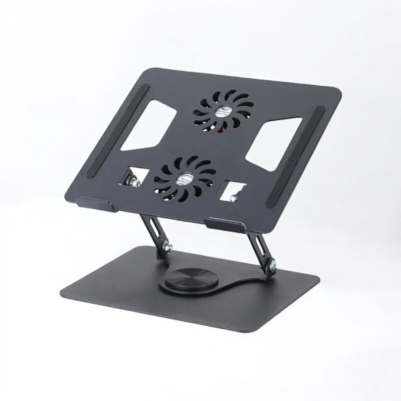 Picture of YL-906 Adjustable Aluminum Laptop Stand with Dual Cooling Fans