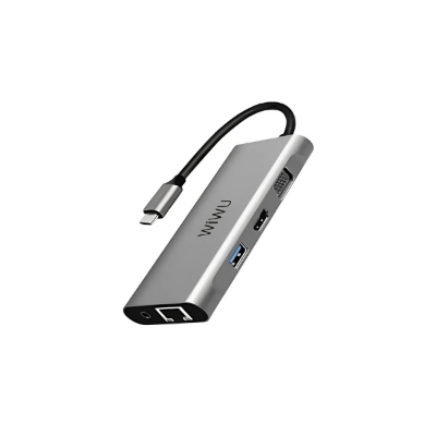 Picture of WiWU Alpha A11 in 1 USB Type C HUB – Gray