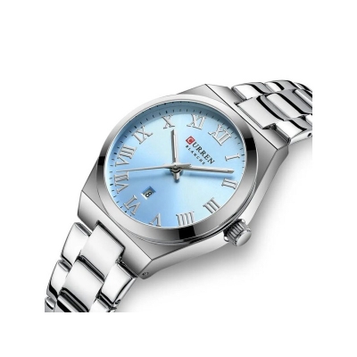 Picture of CURREN 9095 Elegant Stainless Steel Classic Women Quartz Watch- Silver
