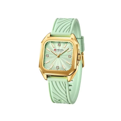 Picture of CURREN 9113 Watch Silicon Strap For Women-Golden Mint