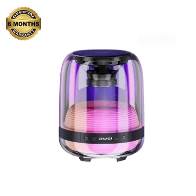 Picture of Awei Y386 RGB Lights Bluetooth 5.1 Speaker - Transparent