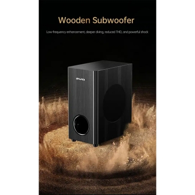 Picture of Awei KT22 2.1 Channel Black Bluetooth Speaker with 160W Home Theater System - Black