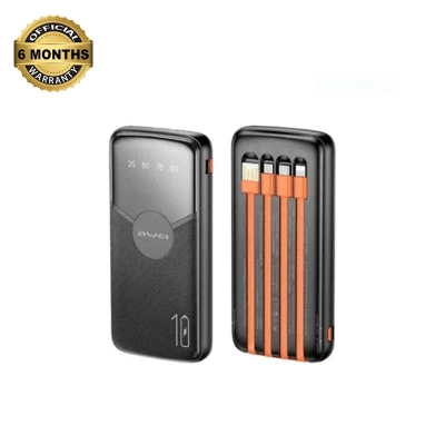 Picture of Awei P67K 10000mAh Multiple Output Power Bank - Black
