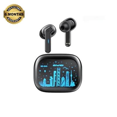 Picture of Awei T53 ANC TWS In-Ear HiFi Music Bluetooth 5.3 Wireless Headphones - Black