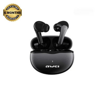 Picture of Awei T62 4 Mic ENC Earphones Bluetooth 5.3 Earbuds - Black