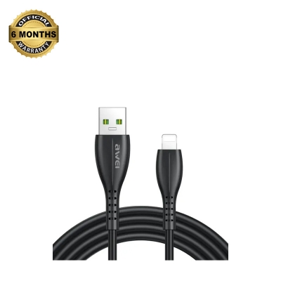 Picture of Awei CL-115 USB Cable 2.4A Fast Charging Wire Cord Quick Charge - Black