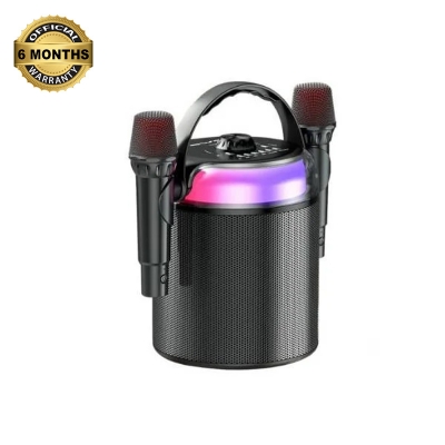 Picture of Awei Y388 Wireless Bluetooth Karaoke Speaker Bass Box with Microphone - Black