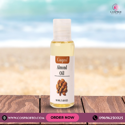 Picture of Cosprof Sweet Almond Oil 50 Ml Nutritional Hair And Skin Care Oil