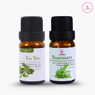 Picture of Cosprof Rosemary & Tea Tree Essential Oil Combo Pack Each 10ml