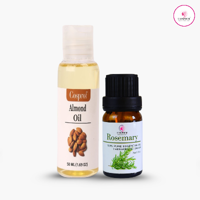 Picture of Cosprof Rosemary 10 ml & Almond oil 50 ml Combo Pack