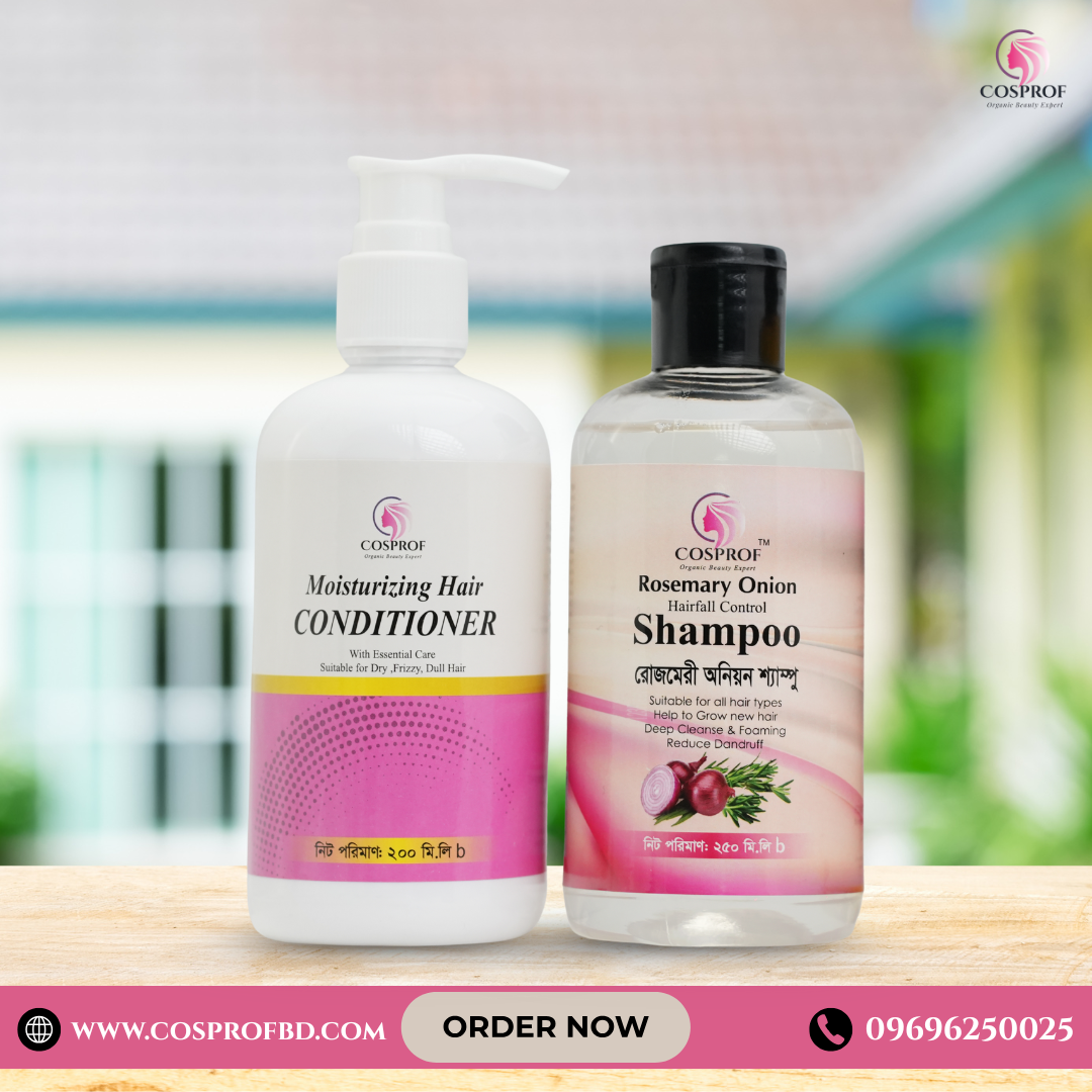 Picture of Cosprof Onion Shampoo 250 ml  & Conditioner 200 ml combo pack