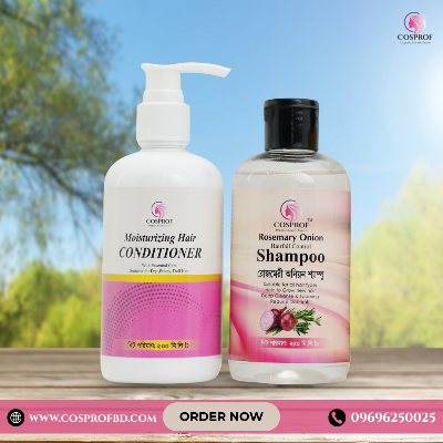 Picture of Cosprof Onion Shampoo 250 ml  & Conditioner 200 ml combo pack