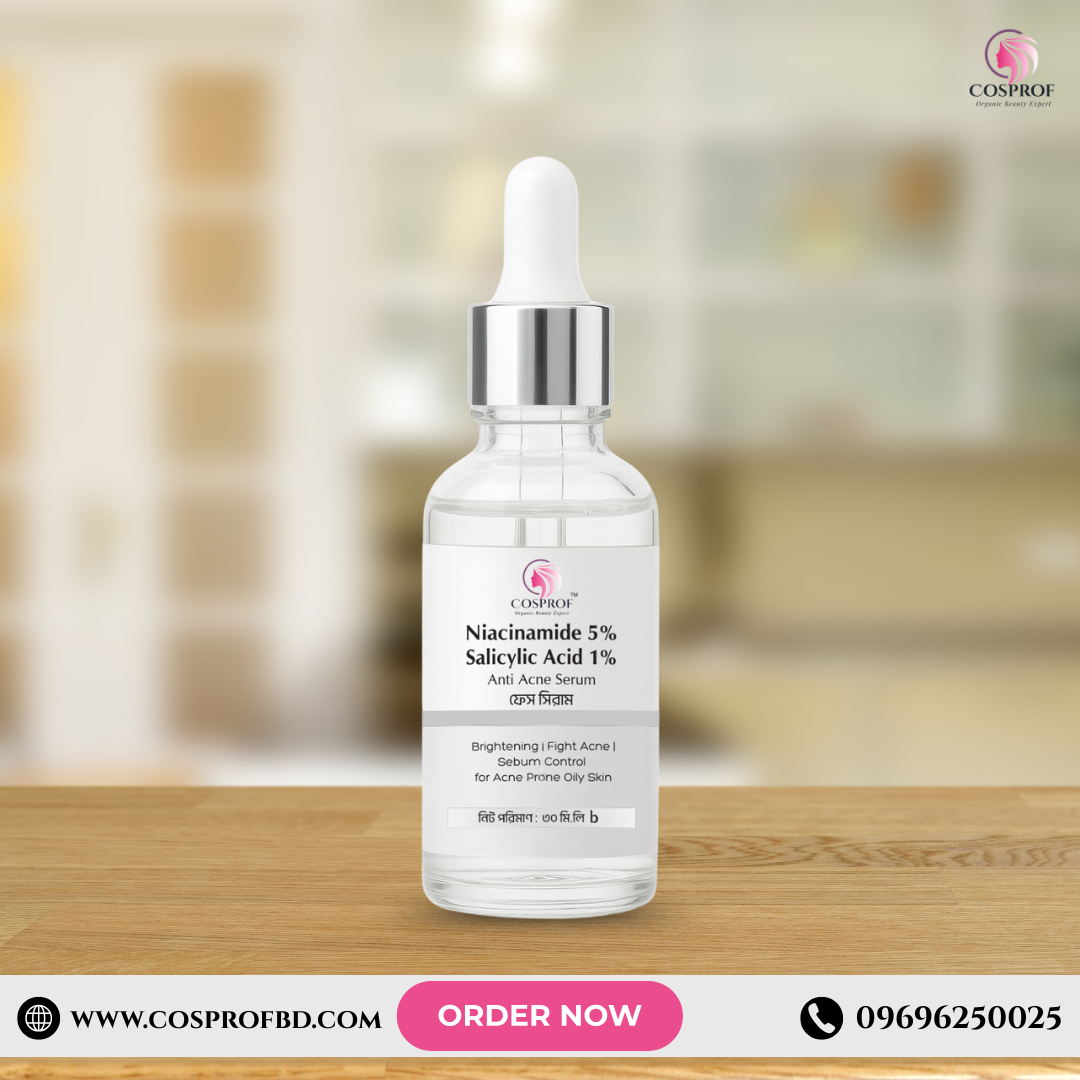 Picture of Cosprof Niacinamide+Salicylic acid serum 30 ml for acne prone oily skin