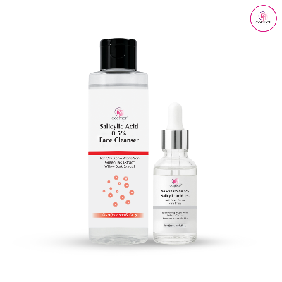 Picture of Cosprof Acne care combo pack salicylic cleanser 200 ml & Niacinamide serum 30 ml