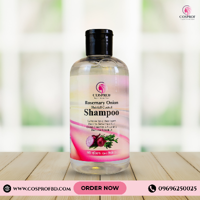Picture of Cosprof Organic Rosemary onion Shampoo 280 ml for all hair type hair fall control