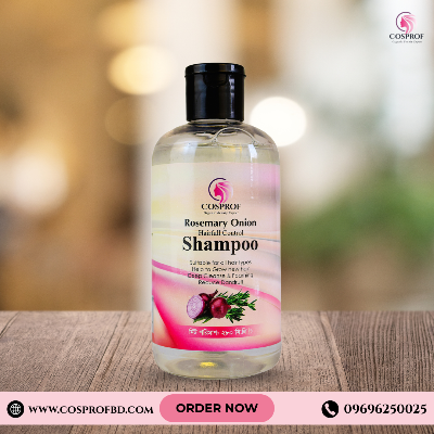 Picture of Cosprof Organic Rosemary onion Shampoo 280 ml for all hair type hair fall control