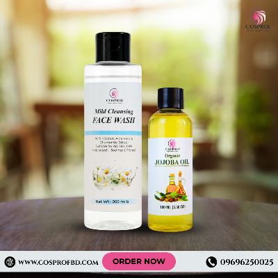 Picture of Double Cleansing Combo Face Wash 200 ml & Jojoba oil 100 ml