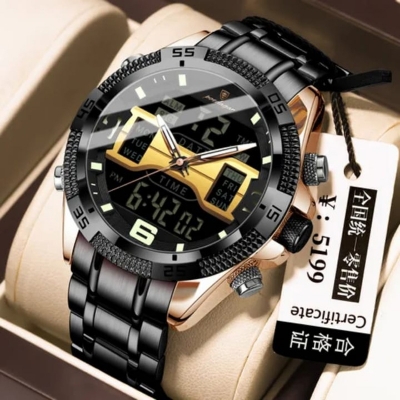 Picture of Poedagar103 Orginal Watch For Men-Full Black Rose