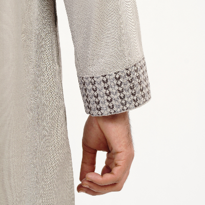 Picture of Light Grey Cotton Flow Panjabi(Light Grey)