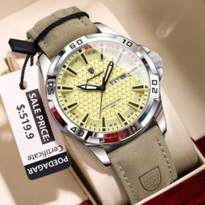 Picture of Poedagor 895 Orginal Watch For Man-Yellow and Gray