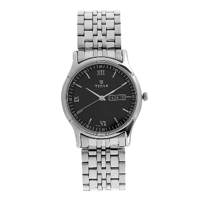 Picture of Black Dial Metal Strap Watch