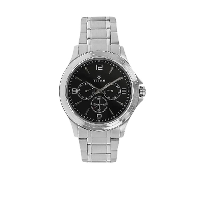 Picture of Black Dial Metal Strap Watch